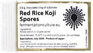 Red Rice Koji Spores